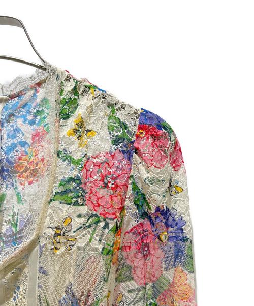 GUCCI（グッチ）GUCCI (グッチ) Floral Lace Dress/花柄レースワンピース/643434 ZAGH4 マルチカラー サイズ:38の古着・服飾アイテム