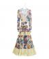 GUCCI（グッチ）の古着「Floral Lace Dress/花柄レースワンピース/643434 ZAGH4」｜マルチカラー
