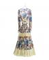 GUCCI (グッチ) Floral Lace Dress/花柄レースワンピース/643434 ZAGH4 マルチカラー サイズ:38：180000円