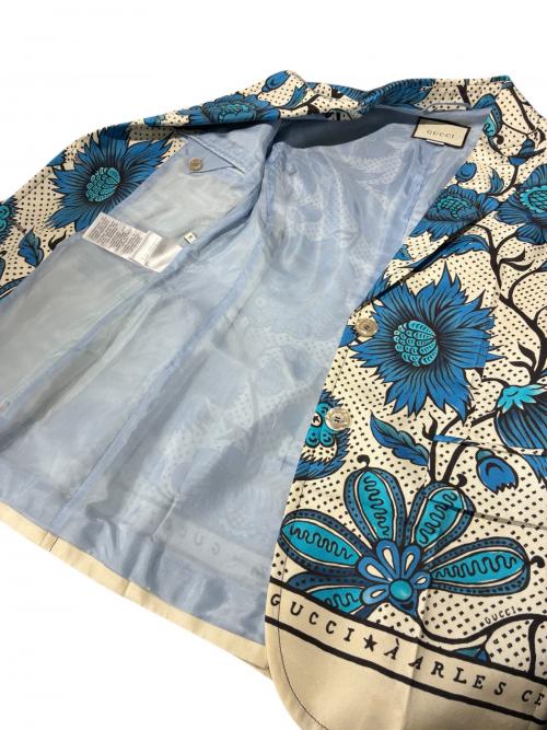 GUCCI（グッチ）GUCCI (グッチ) ジャケット ブルー サイズ:38の古着・服飾アイテム