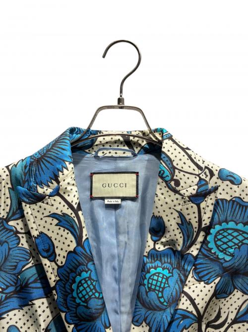 GUCCI（グッチ）GUCCI (グッチ) ジャケット ブルー サイズ:38の古着・服飾アイテム