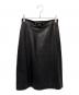 GUCCI（グッチ）の古着「レザースカート」｜ブラック