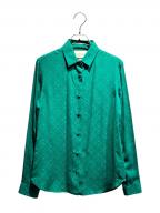 GUCCIグッチ）の古着「GG柄シャツ」｜グリーン
