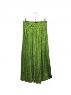 GUCCI×THE NORTH FACEグッチ×ザ ノース フェイス）の古着「レーススカート/ロングスカート/683879レイヤースカート/」｜グリーン