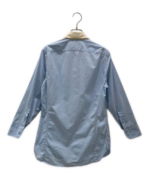 GUCCI（グッチ）GUCCI (グッチ) リボン付きシャツ/長袖シャツ スカイブルー サイズ:36の古着・服飾アイテム