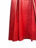 中古・古着 GUCCI (グッチ) レザースカート レッド サイズ:36：100000円