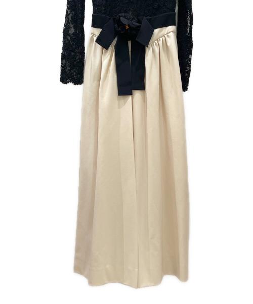 GUCCI（グッチ）GUCCI (グッチ) レース切替ワンピース ブラック サイズ:XSの古着・服飾アイテム