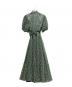 Christian Dior (クリスチャン ディオール) Floral Silk Dress/花柄シルクワンピース グリーン サイズ:36：100000円