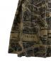 中古・古着 Christian Dior (クリスチャン ディオール) Brand de Paris Print Short Sleeve Dress/ブランド ドゥ パリ柄 半袖ワンピース/351R81A3294 オリーブ サイズ:34：150000円
