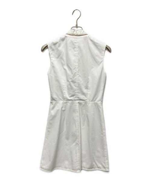 LOUIS VUITTON（ルイ ヴィトン）LOUIS VUITTON (ルイ ヴィトン) ノースリーブワンピース ホワイト サイズ:34の古着・服飾アイテム
