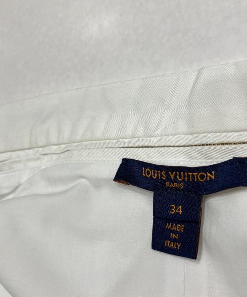LOUIS VUITTON（ルイ ヴィトン）LOUIS VUITTON (ルイ ヴィトン) ノースリーブワンピース ホワイト サイズ:34の古着・服飾アイテム