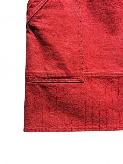 HERMES（エルメス）HERMES (エルメス) カラーデニムスカート レッド サイズ:34の古着・服飾アイテム