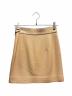 HERMES (エルメス) レザースカート ベージュ サイズ:34：100000円