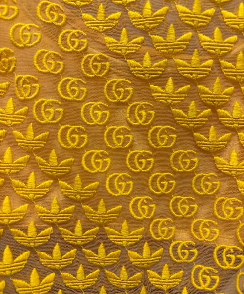 GUCCI（グッチ）GUCCI (グッチ) adidas (アディダス) adidas x Gucci Women's GG Tulle Top イエロー サイズ:XSの古着・服飾アイテム