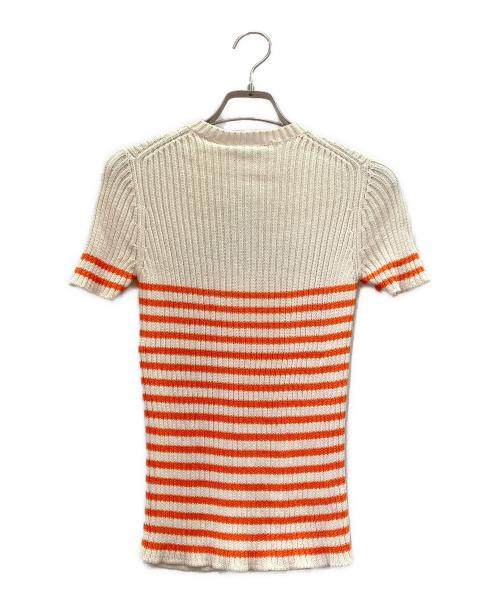 Christian Dior（クリスチャン ディオール）Christian Dior (クリスチャン ディオール) 半袖ロゴニット オレンジ サイズ:34の古着・服飾アイテム