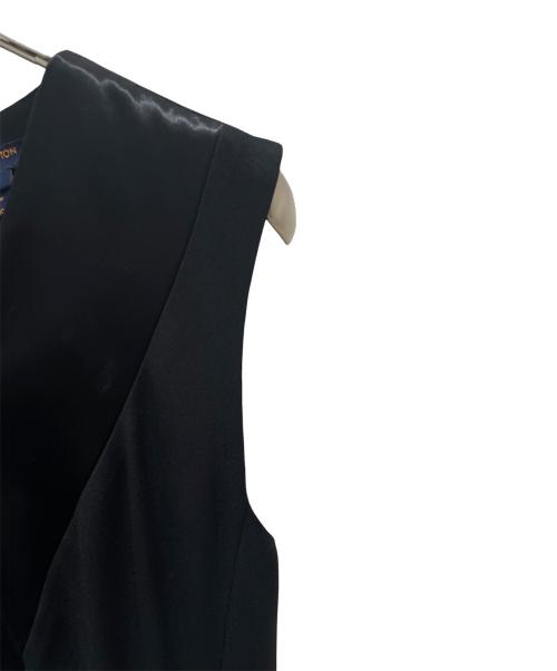 LOUIS VUITTON（ルイ ヴィトン）LOUIS VUITTON (ルイ ヴィトン) ノースリーブバックジップワンピース ブラック サイズ:36の古着・服飾アイテム