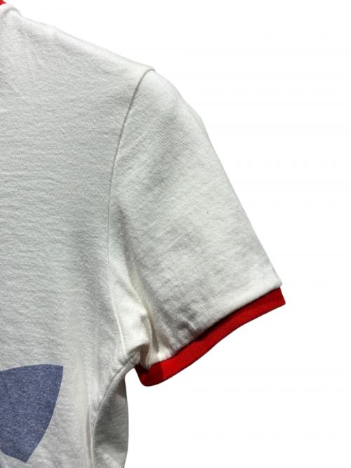 GUCCI（グッチ）GUCCI (グッチ) adidas (アディダス) クロップドTシャツ ホワイト サイズ:XSの古着・服飾アイテム