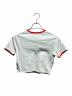GUCCI (グッチ) adidas (アディダス) クロップドTシャツ ホワイト サイズ:XS：30000円