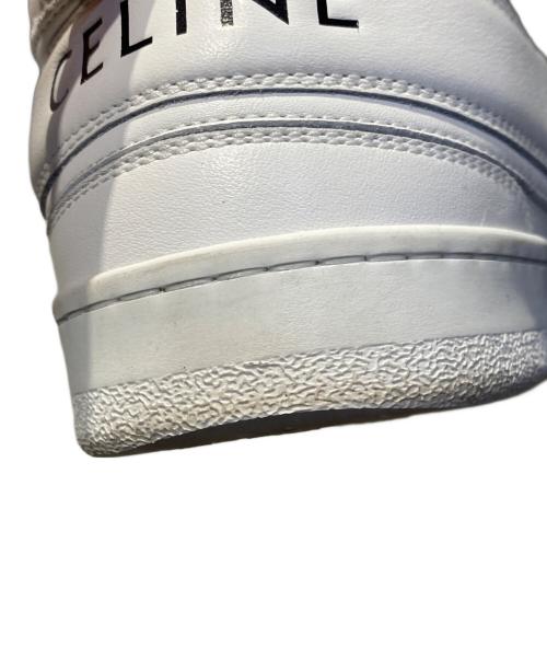 CELINE（セリーヌ）CELINE (セリーヌ) トレーナー レースアップ ロースニーカー ホワイト サイズ:38の古着・服飾アイテム