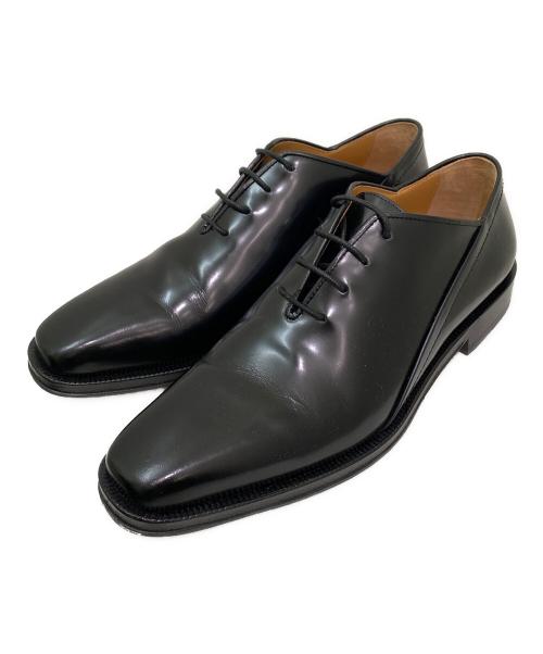 Maison Margiela（メゾンマルジェラ）Maison Margiela (メゾンマルジェラ) プレーントゥシューズ ブラック サイズ:38の古着・服飾アイテム