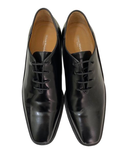 Maison Margiela（メゾンマルジェラ）Maison Margiela (メゾンマルジェラ) プレーントゥシューズ ブラック サイズ:38の古着・服飾アイテム