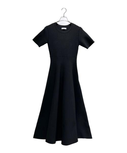 MADISON BLUE（マディソンブルー）MADISON BLUE (マディソンブルー) Flared Long Knit Dress/フレアロングニットドレス/MB204-8001 ブラック サイズ:00(XS)の古着・服飾アイテム