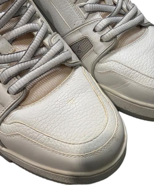 LOUIS VUITTON（ルイ ヴィトン）LOUIS VUITTON (ルイ ヴィトン) トレイナーライン ホワイト サイズ:7の古着・服飾アイテム