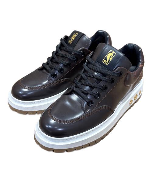 LOUIS VUITTON（ルイ ヴィトン）LOUIS VUITTON (ルイ ヴィトン) NBA (エヌビーエー) アベス・ラインダービーモノグラムスニーカー ブラウン サイズ:6 1/2の古着・服飾アイテム