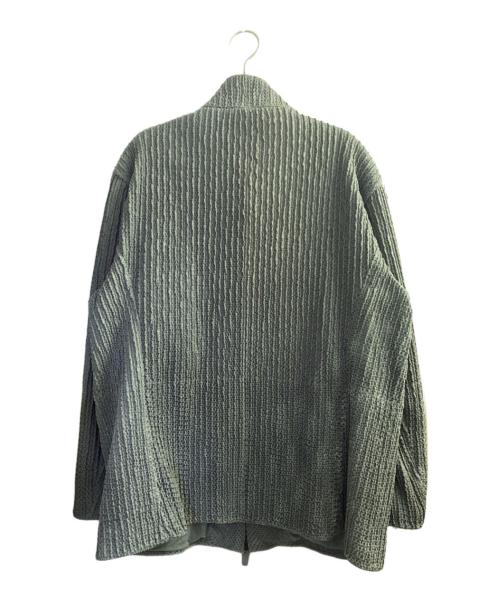 GIORGIO ARMANI（ジョルジョアルマーニ）GIORGIO ARMANI (ジョルジョアルマーニ) ラムレザージャケット グレー サイズ:60の古着・服飾アイテム