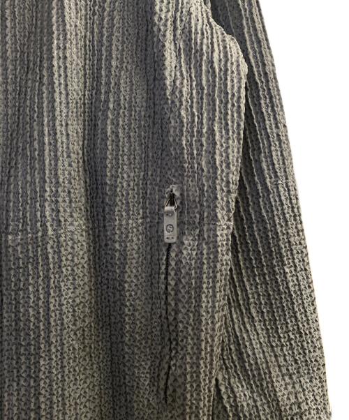 GIORGIO ARMANI（ジョルジョアルマーニ）GIORGIO ARMANI (ジョルジョアルマーニ) ラムレザージャケット グレー サイズ:60の古着・服飾アイテム