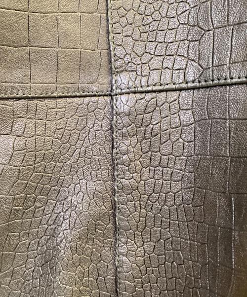 GIORGIO ARMANI（ジョルジョアルマーニ）GIORGIO ARMANI (ジョルジョアルマーニ) レザージャケット ブラック サイズ:60の古着・服飾アイテム