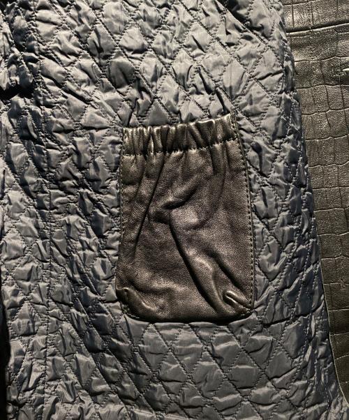 GIORGIO ARMANI（ジョルジョアルマーニ）GIORGIO ARMANI (ジョルジョアルマーニ) レザージャケット ブラック サイズ:60の古着・服飾アイテム