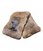 LOUIS VUITTONルイ ヴィトン）の古着「LVマークラビットファーストール」｜ブラウン