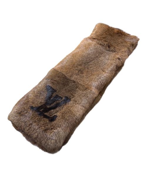 LOUIS VUITTON（ルイ ヴィトン）LOUIS VUITTON (ルイ ヴィトン) LVマークラビットファーストール ブラウンの古着・服飾アイテム