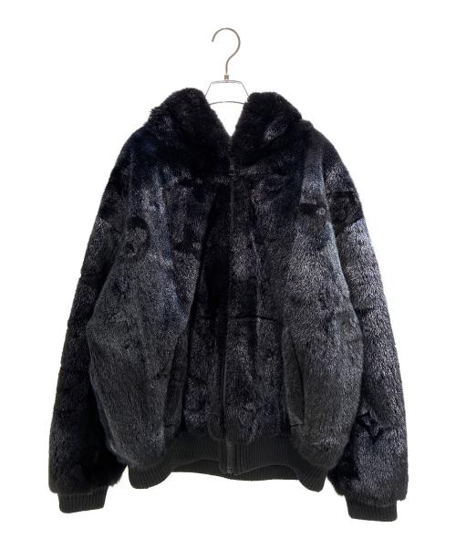 LOUIS VUITTON（ルイ ヴィトン）LOUIS VUITTON (ルイ ヴィトン) 21SS モノグラム ミネラル ミンク ファー ジップフーディ HKL40EYQQ ブラック サイズ:54の古着・服飾アイテム