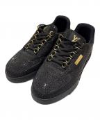 LOUIS VUITTONルイ ヴィトン）の古着「LV Trainer Black Crystals/トレイナーライン/ストラス×ラバー」｜ブラック