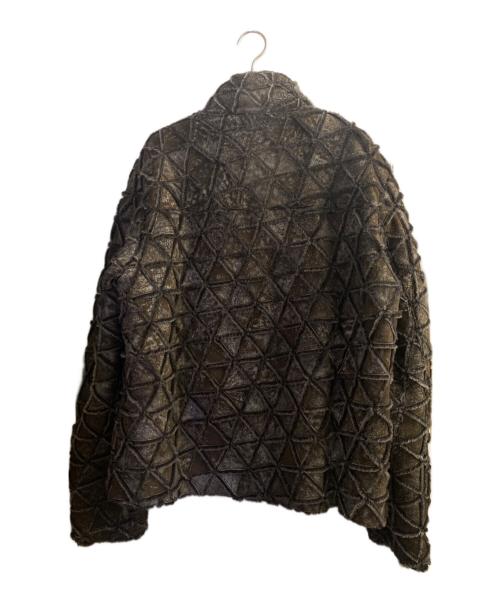 GIORGIO ARMANI（ジョルジョアルマーニ）GIORGIO ARMANI (ジョルジョアルマーニ) ムートンジャケット ブラウン サイズ:52の古着・服飾アイテム