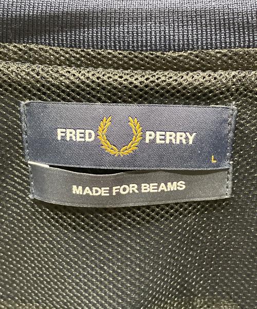 FRED PERRY（フレッドペリー）FRED PERRY (フレッドペリー) BEAMS (ビームス) ブルゾン ネイビー サイズ:Lの古着・服飾アイテム