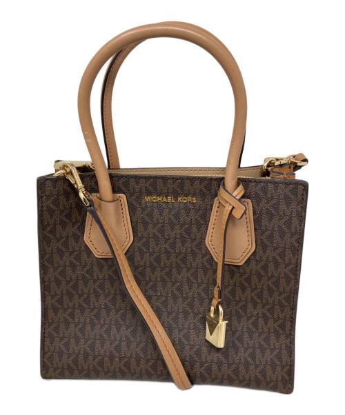 MICHAEL KORS（マイケル・コース）MICHAEL KORS (マイケル・コース) MICHAEL KORS 2WAYショルダーバッグ ブラウンの古着・服飾アイテム