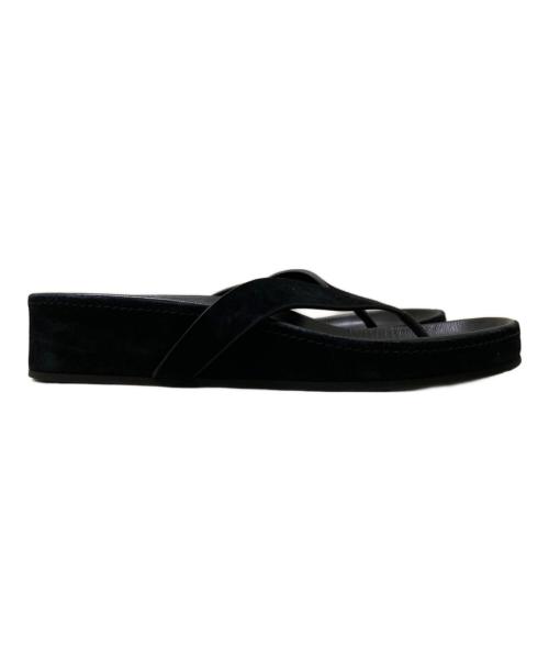 phoebe philo（フィービー ファイロ）phoebe philo (フィービー ファイロ) トングサンダル ブラック サイズ:37　1/2の古着・服飾アイテム