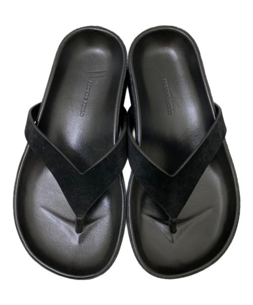 phoebe philo（フィービー ファイロ）phoebe philo (フィービー ファイロ) トングサンダル ブラック サイズ:37　1/2の古着・服飾アイテム