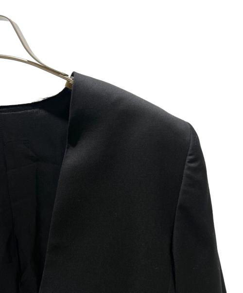 gabriela coll garments（ガブリエラコールガーメンツ）gabriela coll garments (ガブリエラコールガーメンツ) LORO PIANA (ロロピアーナ) 1Bノーカラージャケット ブラック サイズ:1の古着・服飾アイテム