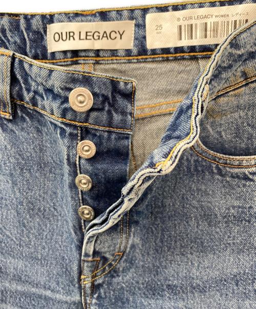 OUR LEGACY（アワーレガシー）OUR LEGACY (アワーレガシー) TREBLE CUT DEADLINEWASH Blue インディゴ サイズ:25の古着・服飾アイテム
