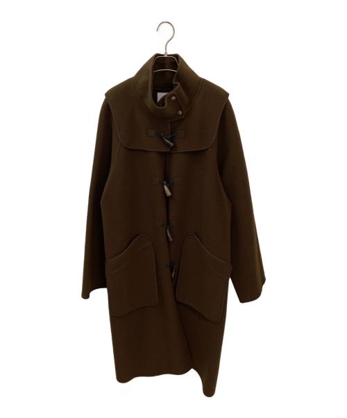 EFTYCHIA（エフティシア）EFTYCHIA (エフティシア) カシミヤウールダッフルコート ブラウン サイズ:Mの古着・服飾アイテム