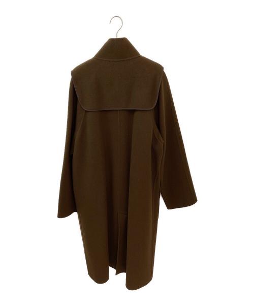 EFTYCHIA（エフティシア）EFTYCHIA (エフティシア) カシミヤウールダッフルコート ブラウン サイズ:Mの古着・服飾アイテム