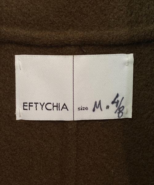 EFTYCHIA（エフティシア）EFTYCHIA (エフティシア) カシミヤウールダッフルコート ブラウン サイズ:Mの古着・服飾アイテム