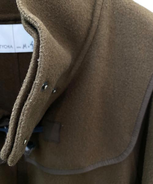 EFTYCHIA（エフティシア）EFTYCHIA (エフティシア) カシミヤウールダッフルコート ブラウン サイズ:Mの古着・服飾アイテム