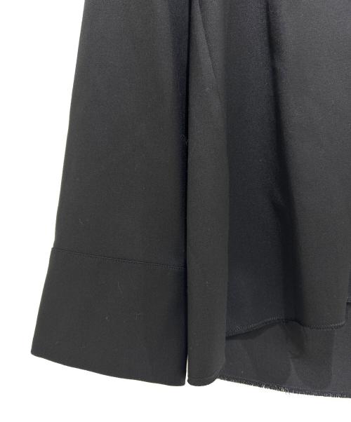 gabriela coll garments（ガブリエラコールガーメンツ）gabriela coll garments (ガブリエラコールガーメンツ) LORO PIANA (ロロピアーナ) Vネックノーカラーシャツ ブラック サイズ:2の古着・服飾アイテム