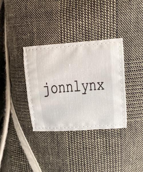 jonnlynx（ジョンリンクス）jonnlynx (ジョンリンクス) グレンチェック変形テーラードジャケット グレー サイズ:Freeの古着・服飾アイテム