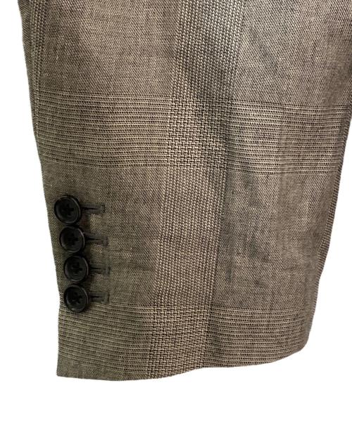 jonnlynx（ジョンリンクス）jonnlynx (ジョンリンクス) グレンチェック変形テーラードジャケット グレー サイズ:Freeの古着・服飾アイテム